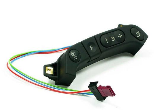 Cruise Control/Steering Wheel Heater Switch for BMW E39, E38, E83, E53 (OEM 61316922855). Original BMW