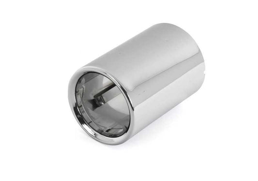 Embellecedor de escape cromado OEM 18107853945 para BMW F87 M2. Original BMW.