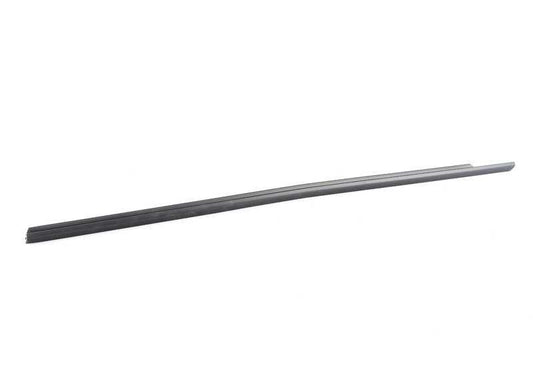 Sellado exterior del marco de la puerta delantera izquierda OEM 51337066601 para BMW E87, E87N. Original BMW.