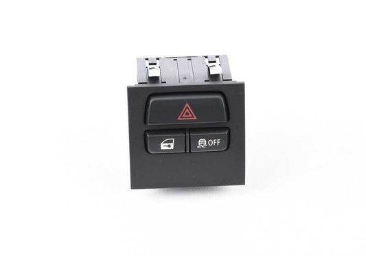 Interruptor luces emergencia / cierre centralizado / DTC OEM 61319196713 para BMW E90, E91, E92, E93. Compatible con todos los modelos indicados. Repuesto original BMW.