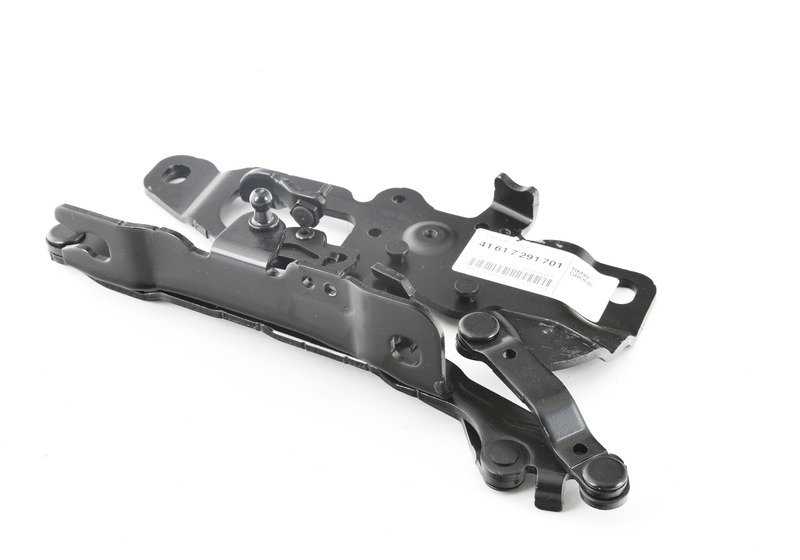 Bisagra capó delantero izquierda OEM 41617291701 para BMW F01, F02, F04. Compatible con modelos 730d, 730i, 740d y versiones xDrive. Original BMW.