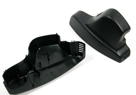 Tapas base retrovisor OEM 51167161083 para BMW E81, E82, E87, E88, E90, E91, E92, E93, E60, E61, E63, E64, E65, E66, E89. Color negro. Original BMW.