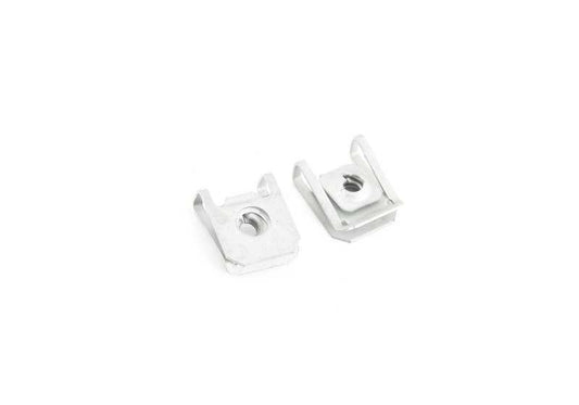 Kit fijaciones parachoques trasero OEM 51122410022 para BMW E90, E92, E93 (solo versiones M3). Original BMW.