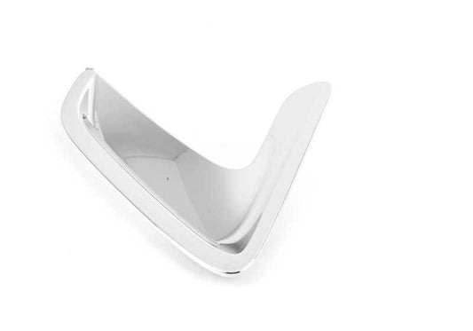 Toma de aire lateral derecha cromada OEM 51747293734 para BMW F34 y F34N. Pieza original BMW.