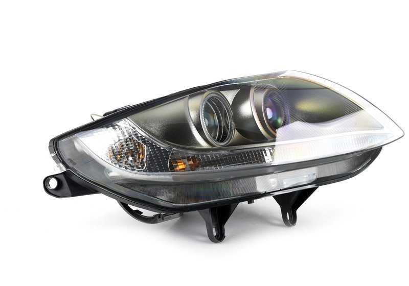 Faro Bi-Xenón de acero inoxidable para BMW Z4 E85, E86 (OEM 63127162722). Original BMW