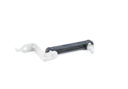 Barra de regulación trasera OEM 37146858050 para BMW I12, I12N, I15. Componente del sensor de regulación de altura de luces. Original BMW.