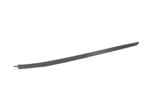 Tapa enrejado recogeaguas izquierda negro mate OEM 51317462205 para BMW X5 F15 y X5 M F85. Original BMW.
