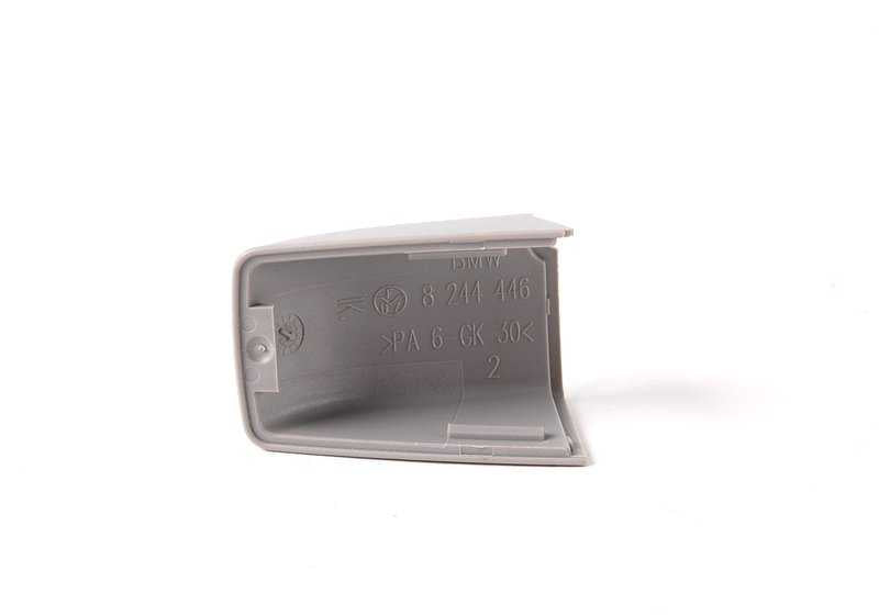 Caperuza derecha OEM 51168244450 para BMW Serie 3 E46 (316) en color Hellgrau. Original BMW.