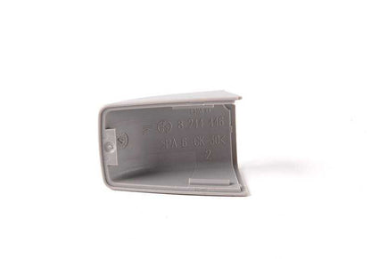 Caperuza derecha OEM 51168244450 para BMW Serie 3 E46 (316) en color Hellgrau. Original BMW.