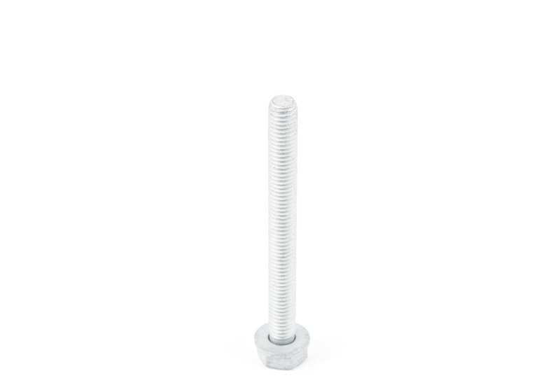 Tornillo hexagonal M8x80 OEM 07119907357 para BMW E90, E91, E92, E93, G01, F97, G02, F98, G05, G06, G07, i3 (I01), MINI R52, R53. Original BMW y MINI.