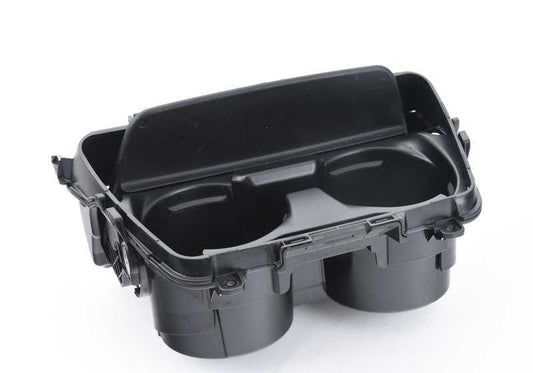 Portavasos delantero consola central OEM 51169197227 para BMW F06, F06N, F12, F12N, F13, F13N. Original BMW.