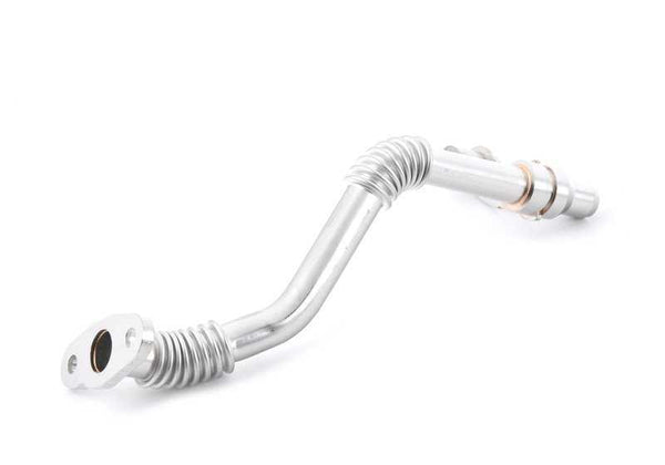 Tubo de retorno de aceite del turbo OEM 11427844987 para BMW F10, G30, F06, F06N, F12, F12N, F13, F13N, G11, G12, E70, F85, G05, E71, F86, G07. Original BMW.