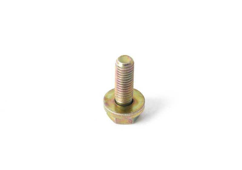 Tornillo hexagonal con arandela M8x25 OEM 35111159060 para BMW E36, E38. Original BMW. Ideal para fijaciones en pedal de freno y componentes del soporte del pedal.