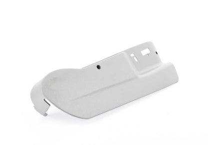 Tampa lateral externa direita OEM 52108140302 para BMW E34. Peça original da BMW. Compatibilidade: 518i (HA11, HA12, HA21, HA22, HA31, HA32, HA41, HA42, HG11), 518G (HH11). Cor cinza prateada (Silbergrau).