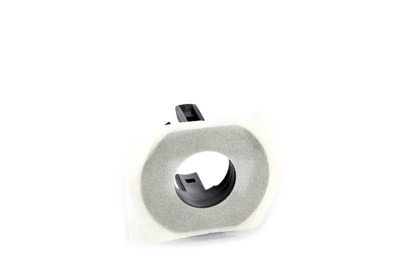 Soporte PDC delantero exterior izquierdo OEM 51118044381 para BMW E92 316i, 318i, 320d, 320i y E93… y más. Original BMW.