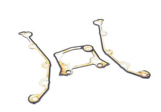 Junta tapa cadena OEM 11147515707 para BMW E65 y E66 760i y 760Li con motor N73. Compatible con modelos fabricados entre 2003 y 2008. Recambio original BMW.