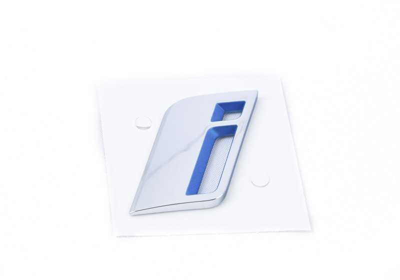 Emblema lateral derecho "i-Performance" OEM 51147478148 para BMW X5 F15 xDrive40e. Original BMW.