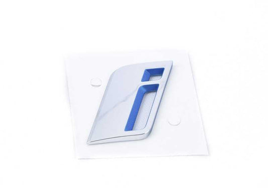 Emblema lateral derecho "i-Performance" OEM 51147478148 para BMW X5 F15 xDrive40e. Original BMW.