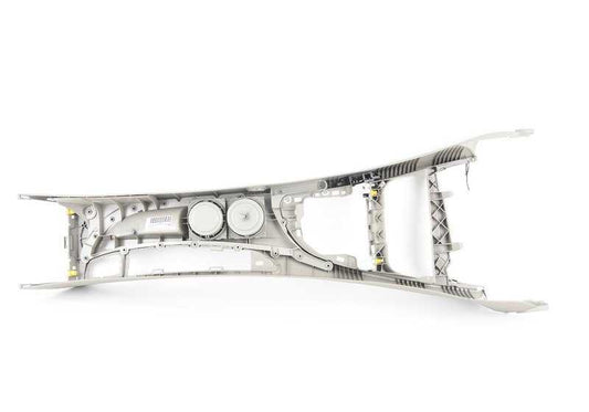 Consola central con portavasos beige OEM 51169193397 para BMW E81, E82, E87, E88. Compatible con modelos 116d, 116i, 118d, 118i. Original BMW.