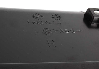 Bolsillo puerta derecha negro OEM 51418132222 para BMW Serie 3 E36 (todos los modelos compatibles). Repuesto original BMW.