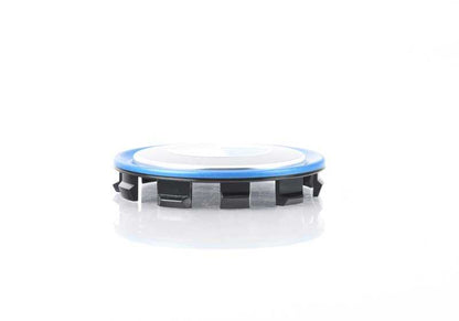 Tapacubo con anillo azul OEM 36136883558 para BMW F30 y X5 F15. Compatible con llantas originales BMW. Original BMW.