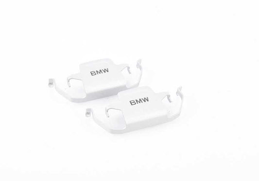 Pinza sujeción diseño con logo BMW para frenos traseros OEM 34112359857 para BMW F30, F31, F34, F32, F33, F36. Original BMW.