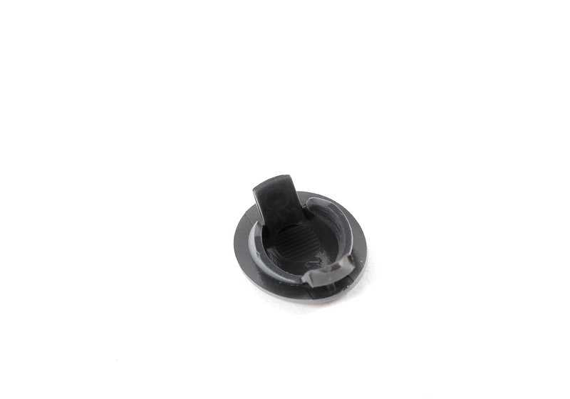 Tapón embellecedor gris OEM 51418224397 para BMW E46 {3er serie}. Pieza original para paneles de puertas delanteras y traseras. Compatible con versiones con y sin airbag lateral. Original BMW.