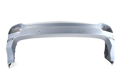 Parachoques trasero imprimado con sensores OEM 51128058060 para BMW X5 F15 {sDrive25d, xDrive25d, sDrive35i} (2013-2018). Original BMW.
