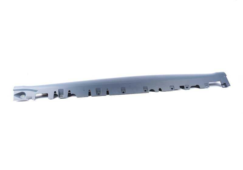 Cubierta del umbral imprimado izquierda para BMW F15, F85 (OEM 51778058507). Original BMW.