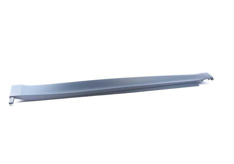 Cubierta del umbral imprimado izquierda para BMW F15, F85 (OEM 51778058507). Original BMW.