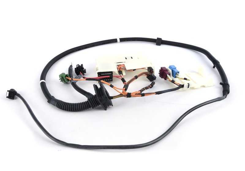 Cableado motor y módulo transmisión OEM 12517556381 para BMW E90, E91, E92. Original BMW.