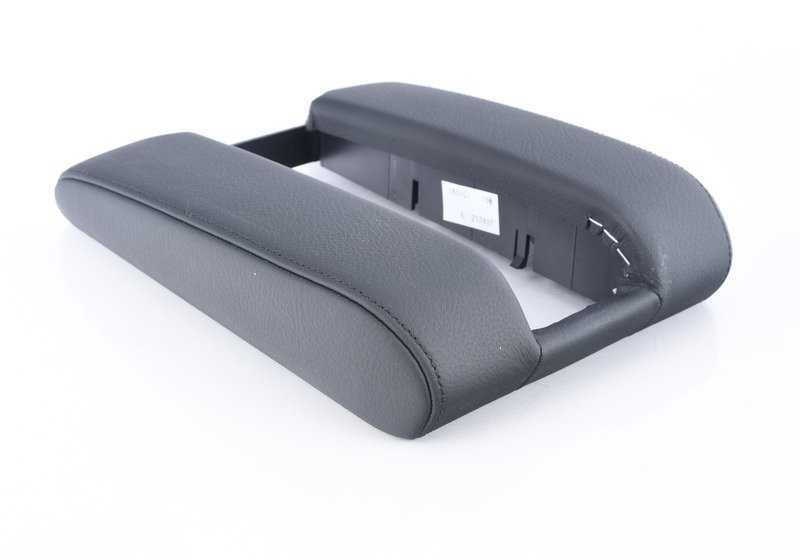 Apoyabrazos central OEM 51168213881 con función teléfono para BMW Serie 5 E39. Color negro. Original BMW.