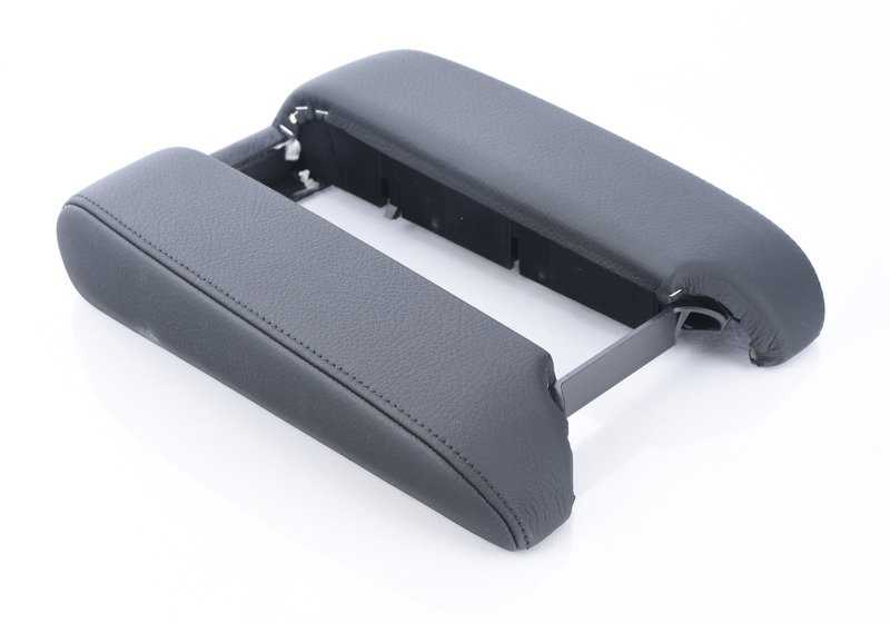 Apoyabrazos central OEM 51168213881 con función teléfono para BMW Serie 5 E39. Color negro. Original BMW.