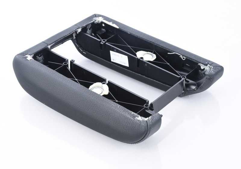 Apoyabrazos central OEM 51168213881 con función teléfono para BMW Serie 5 E39. Color negro. Original BMW.