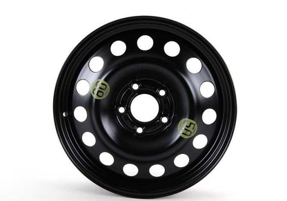 Rueda de repuesto de emergencia (Notrad) de acero OEM 36116758778 para BMW E60, E61, E83. Apta como rueda temporal. Original BMW y MINI.