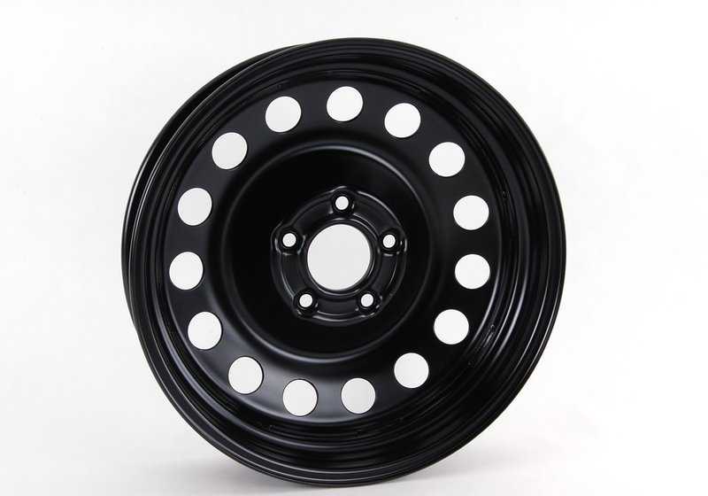 Rueda de repuesto de emergencia (Notrad) de acero OEM 36116758778 para BMW E60, E61, E83. Apta como rueda temporal. Original BMW y MINI.
