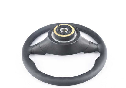 Volante deportivo M Technic negro OEM 32332226741 para BMW E36 {316g, 316i BE11/BE12/BE21/BE22, 316i CA11/CA12/CA21/CA22/CA71}. Original BMW.