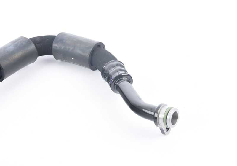 Tubería de aceite del radiador motor OEM 17222284261 para BMW F10, F06, F12, F13. Conducción de aceite hacia el enfriador. Original BMW.