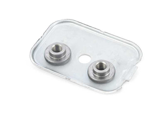 M8 OEM 41218215401 Gewindeplatte für BMW E81, E82, E87, E88, E46, E90, E91, E92, E93, E83, E85, E86. Stück zum Befestigen an Türen und Körper. Original BMW.