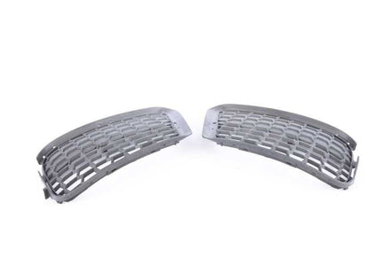 Juego rejillas delanteras parciales OEM 51117845542 para BMW X1 E84 (modelos sDrive16d, sDrive16i, sDrive18d). Compatible con versiones con paquete M. Original BMW.