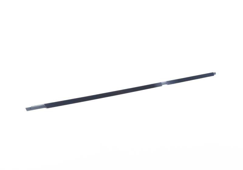 Left outer window sill seal for BMW E39 (OEM 51228189275). Original BMW