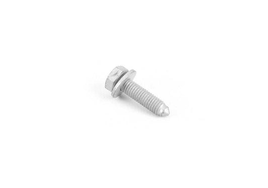 Tornillo hexagonal con arandela M8x31.5 OEM 33506781988 para BMW F07, F10, F11, F18. Pieza original BMW.