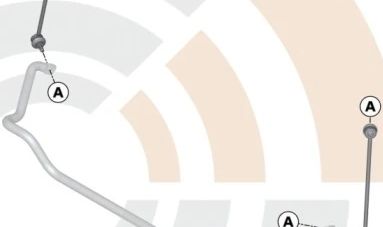 Kit reparación bieletas estabilizadoras OEM 31352241254 para BMW E46. Incluye 2 bieletas delanteras y 4 tuercas hexagonales con brida. Original BMW.