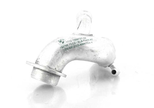 Tubo de refrigeración OEM 17127589727 para BMW X5 E70 y BMW X6 E71 con motor S63. Original BMW.