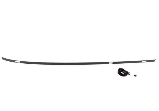 Moldura de techo derecha imprimada OEM 51133413250 para BMW X3 E83, E83N. Pieza original BMW.