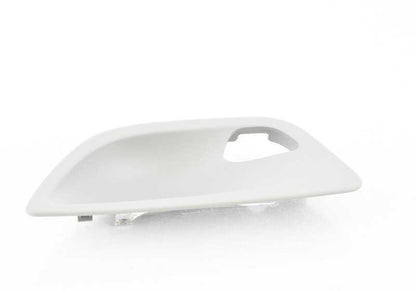 Embellecedor tirador de puerta izquierda OEM 51417226367 para BMW F10, F11, F18. Original BMW.