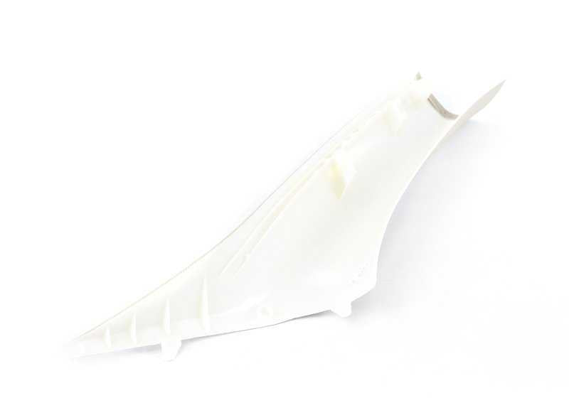Moldura pilar A izquierda OEM 51437073605 para BMW E63, E63N. Original BMW.