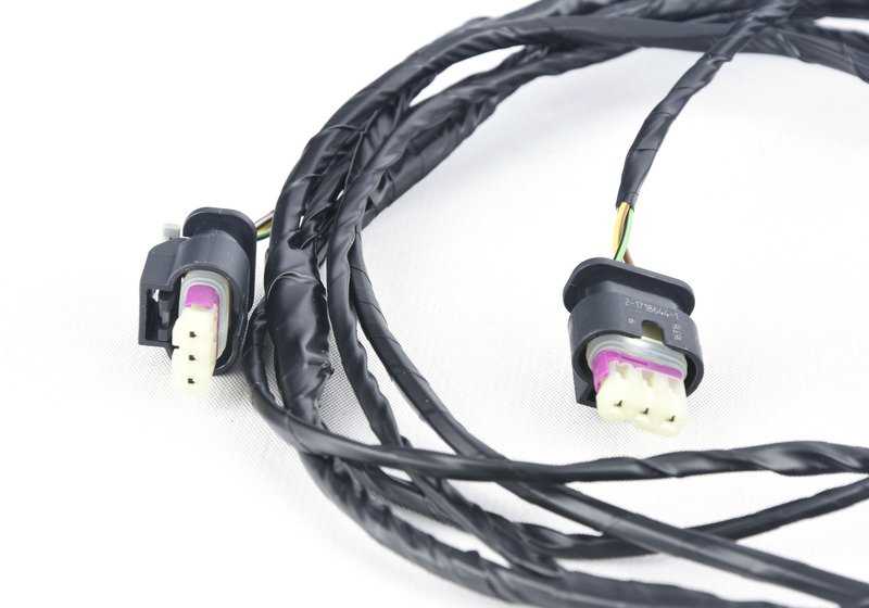 Cableado sensor aparcamiento delantero (PDC) OEM 61129244424 para BMW X5 E70 y X6 E71. Original BMW.