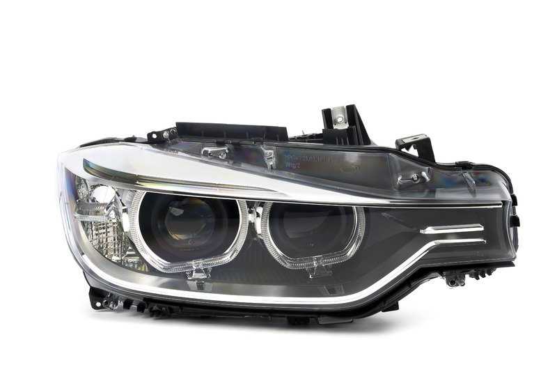 Faro delantero derecho Bi-Xenón OEM 63117338706 para BMW F30 y F31. Original BMW.