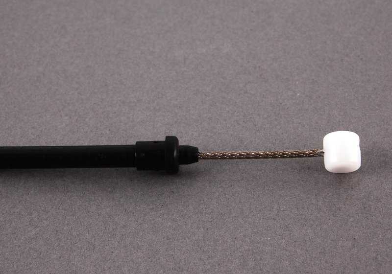 Cable Bowden apertura cerradura puerta delantera OEM 51218184584 para BMW E39 {520d, 520i} {todos los modelos compatibles indicados}. Original BMW.